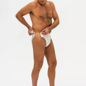 Slip hygiénique pour homme avec fermeture velcro