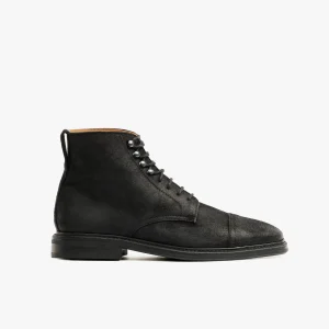 Abisko – Black Waxed Suede