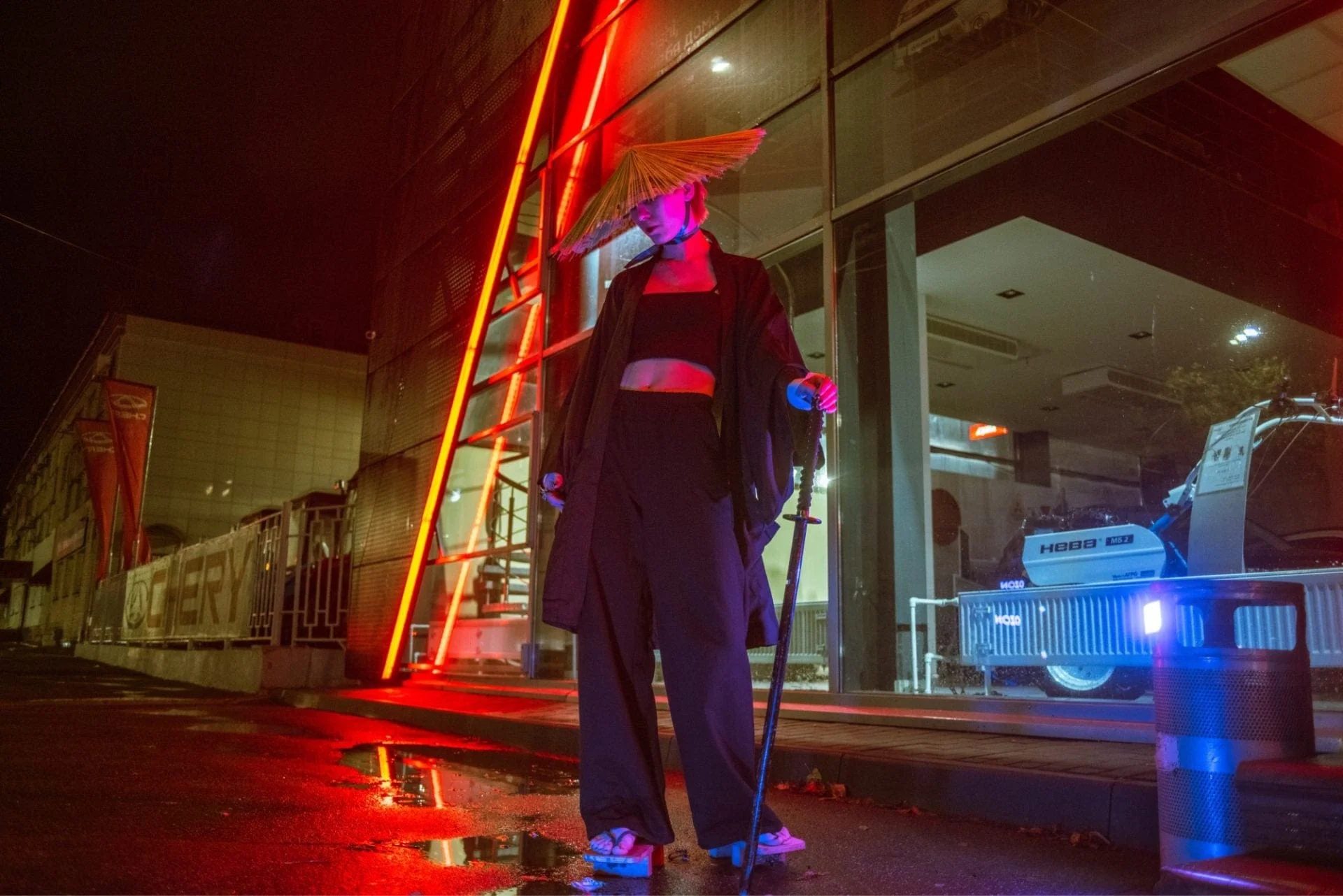 Veste kimono noir – Image 7