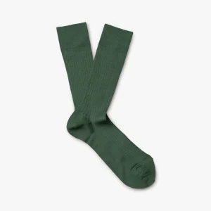 Axel – Cotton Socks – Bottle Green