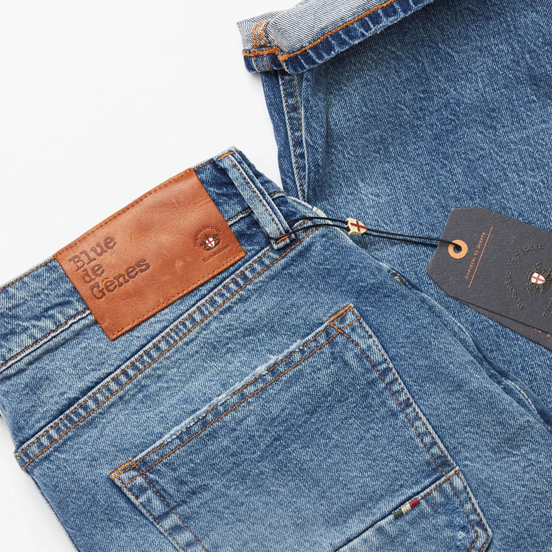 Blue de Gênes Jeans Vinci Super Used – Image 3