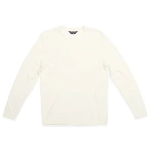 Blue de Gênes Pullover Monte Knit White