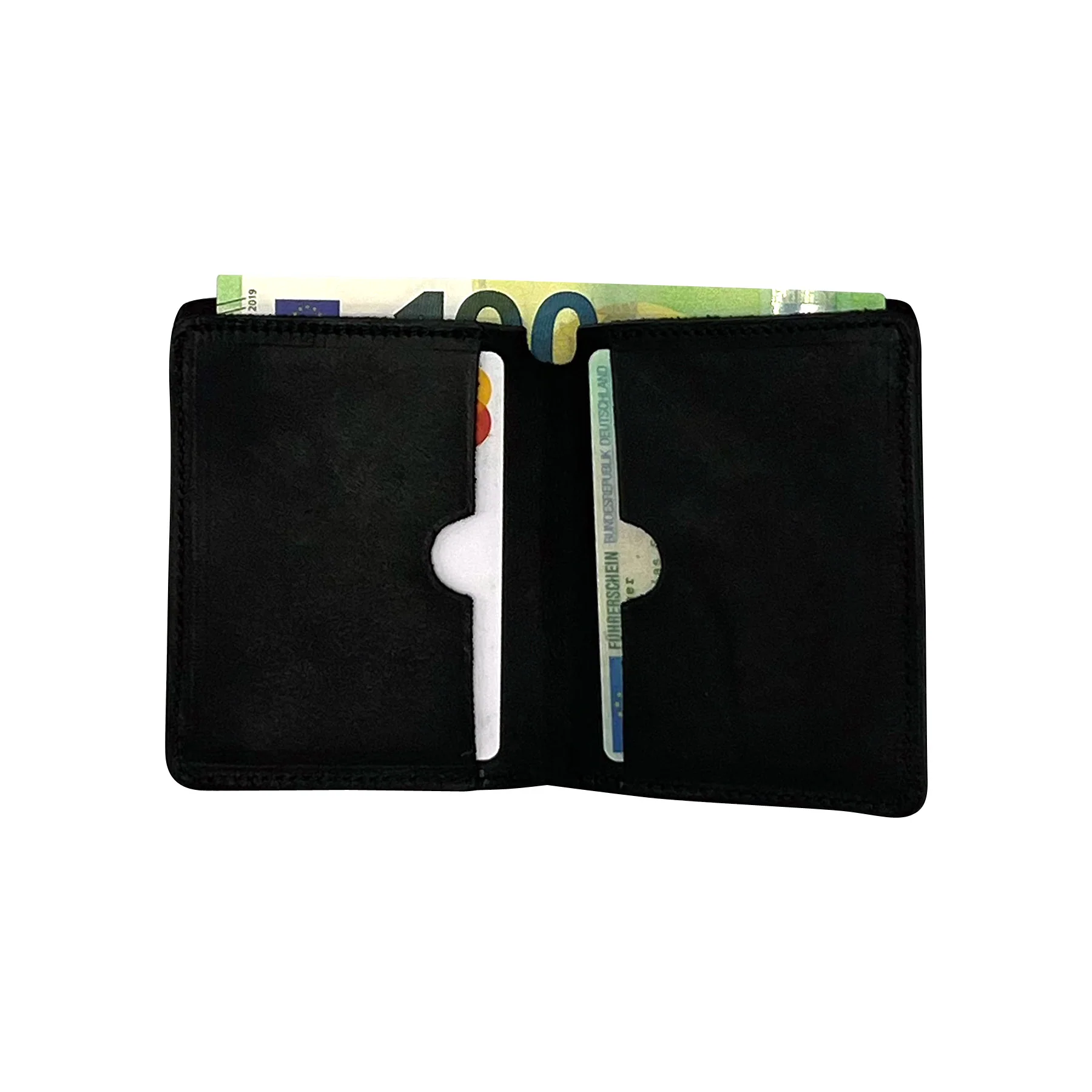 Thedi Leathers Portemonnaie Card Holder Black – Image 3