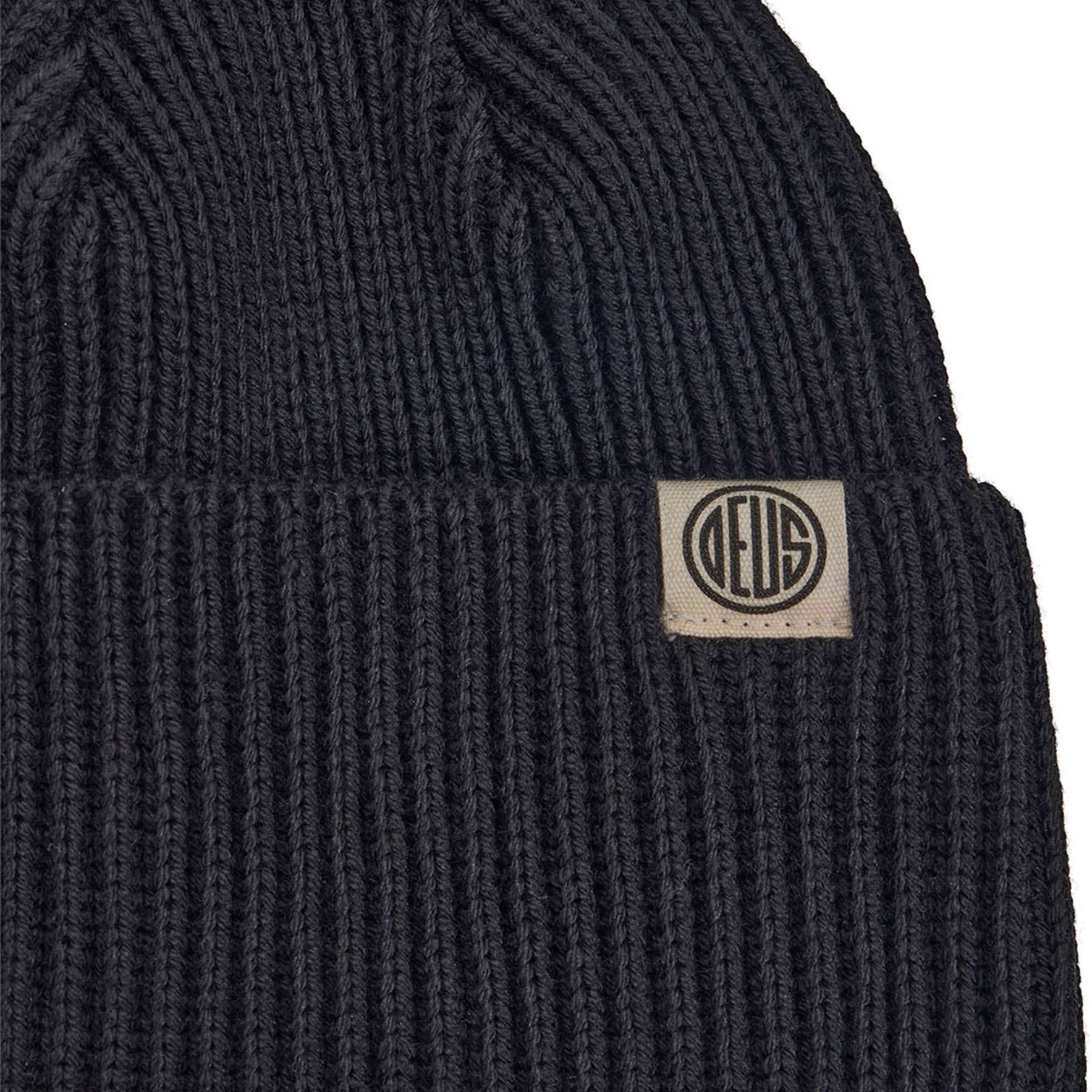 Deus Beanie Pill Merino Black – Image 4