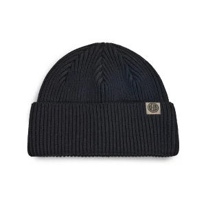 Deus Beanie Pill Merino Black