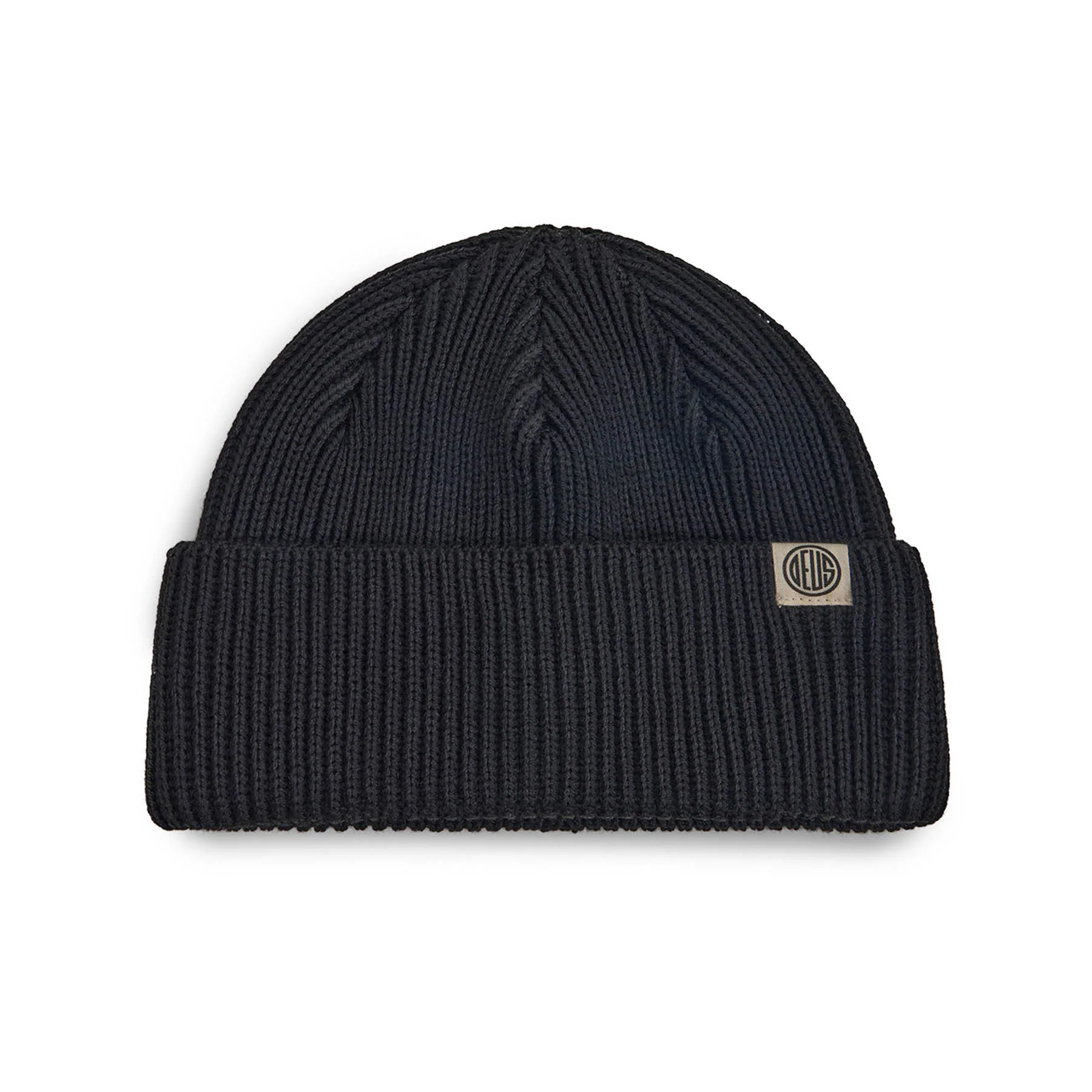 Deus Beanie Pill Merino Black