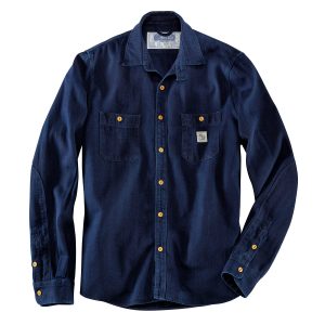 Hen's Teeth Hemd Work Indigo
