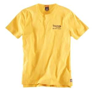 Triumph Motorcycles T-Shirt Adcote Gold
