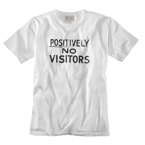 Bakuto893 T-Shirt Pos. No Visitors White