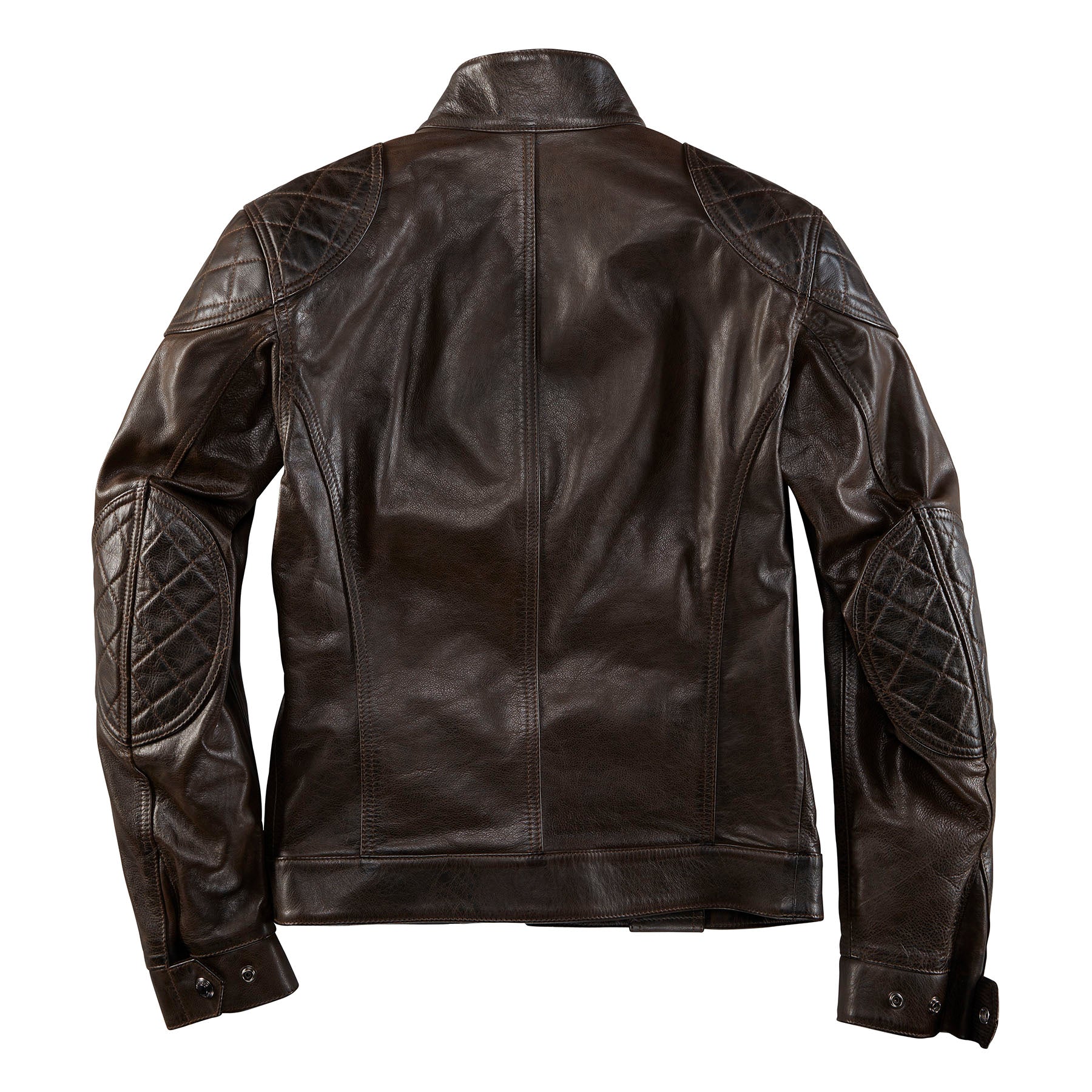 Belstaff Motorcycle Lederjacke Brooklands Braun – Image 3