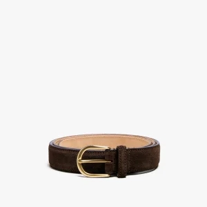Belt – Dark Brown Suede