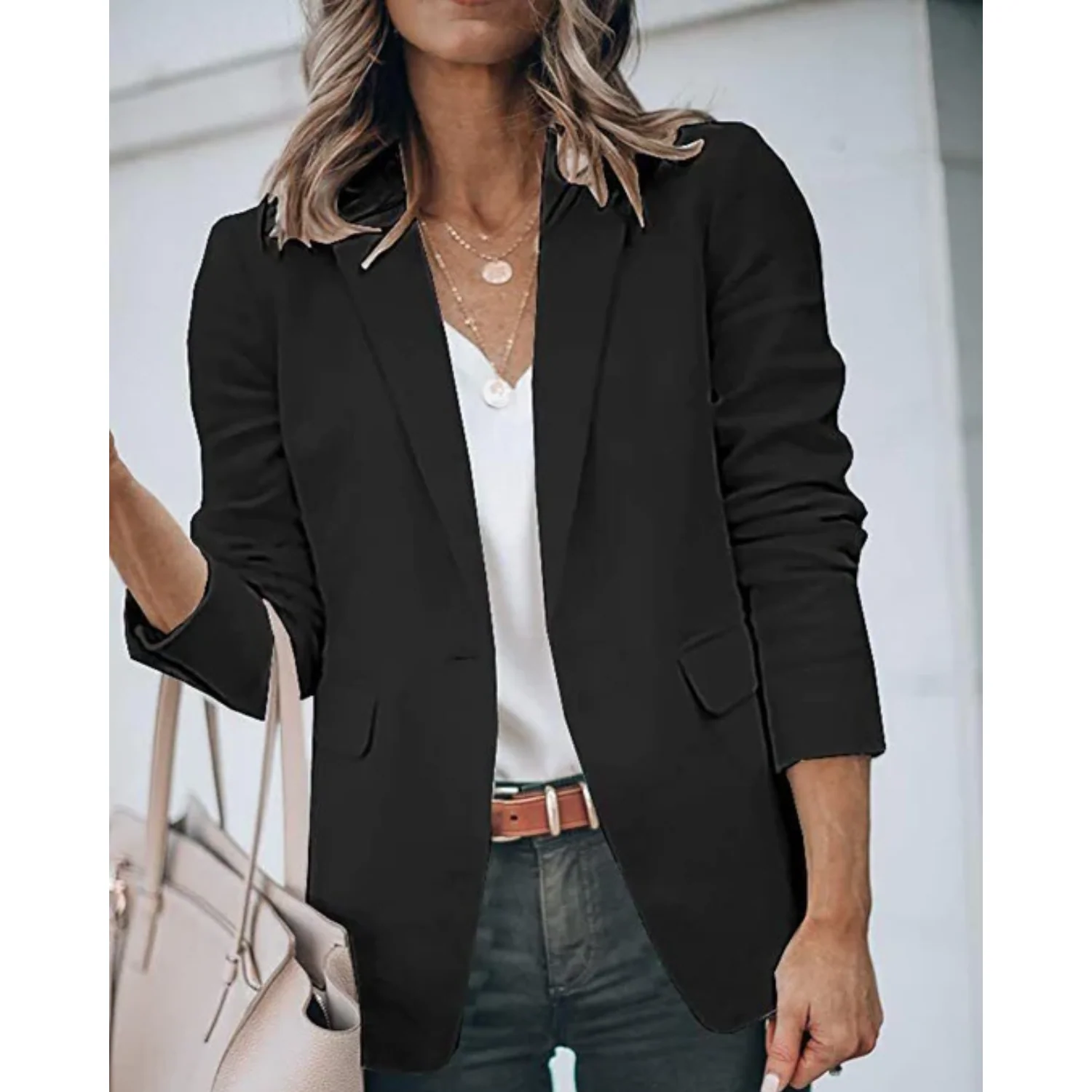 Blazer à Boutons Classique pour Femme – Image 9