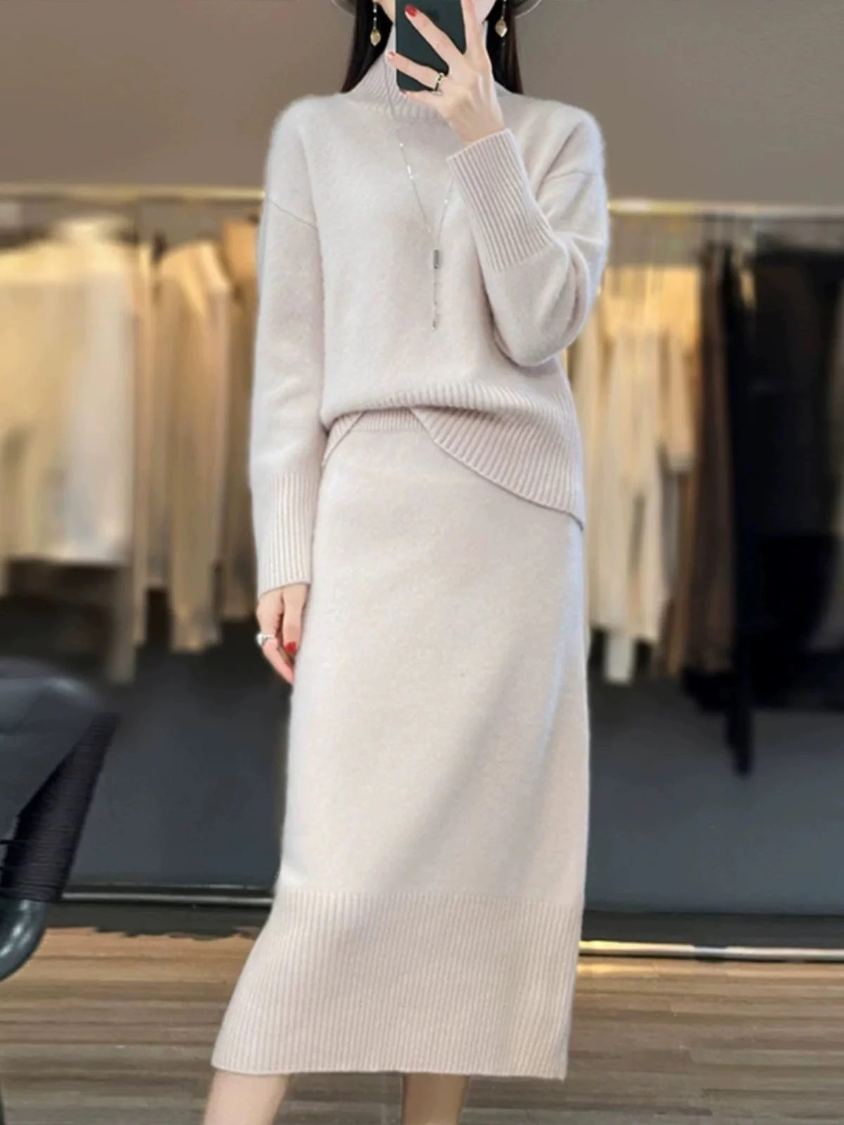 Ensemble Pull et Jupe pour Femmes – Image 4