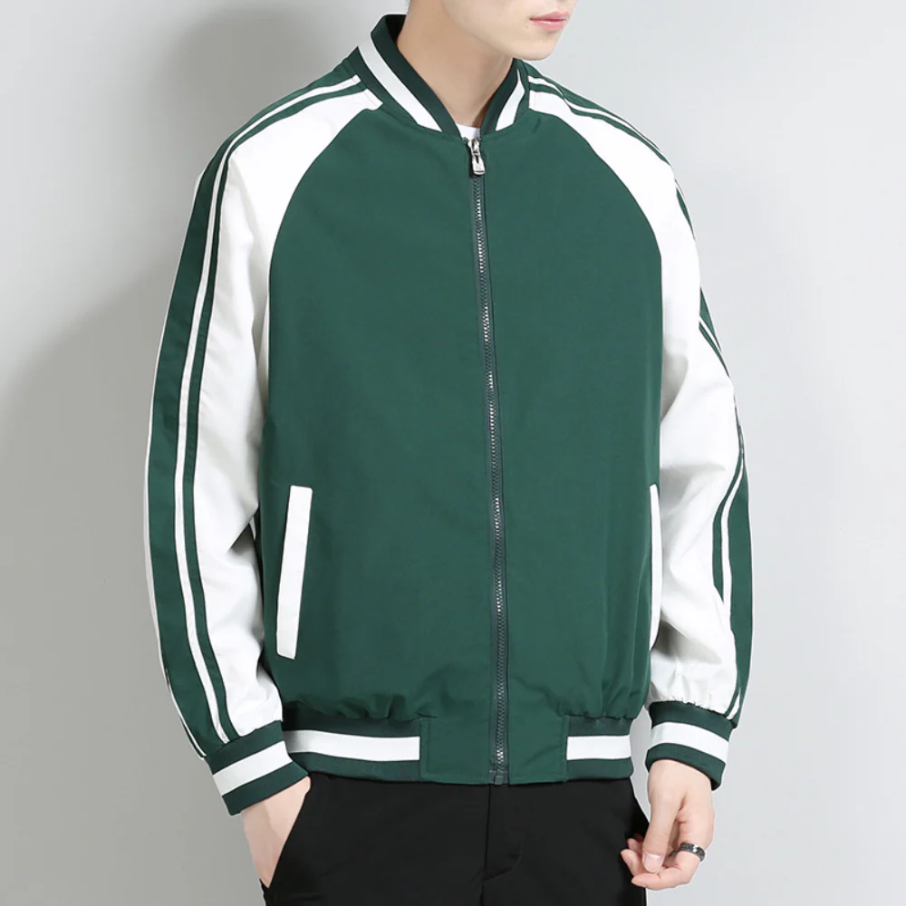 Blouson Inspiré du Varsity pour Hommes