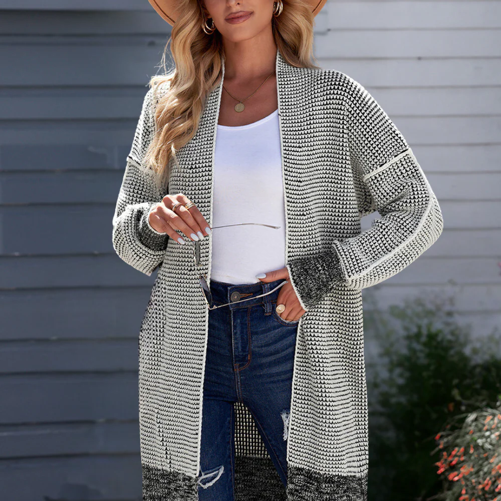 Cardigan Long en Tricot pour Femmes – Image 4