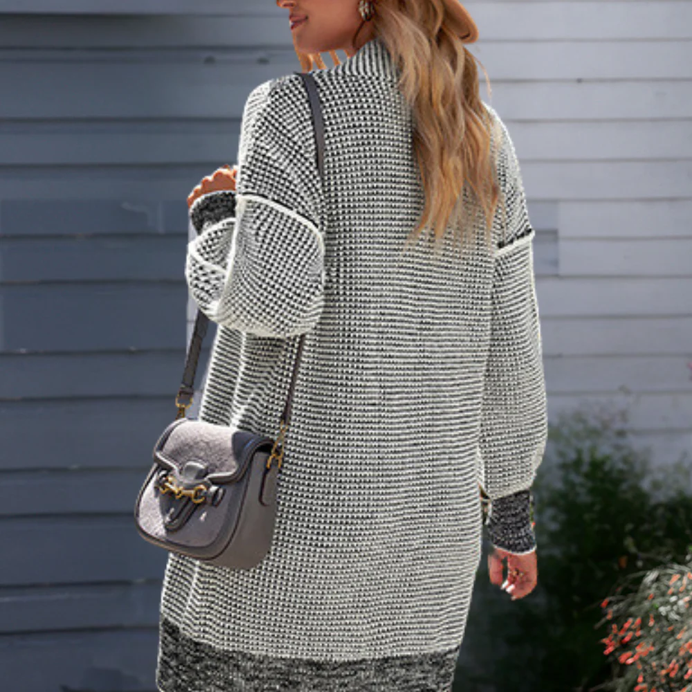 Cardigan Long en Tricot pour Femmes – Image 3