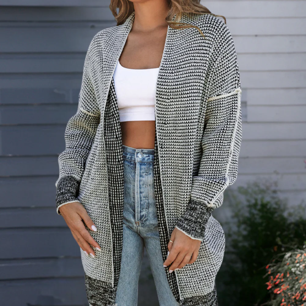 Cardigan Long en Tricot pour Femmes – Image 6