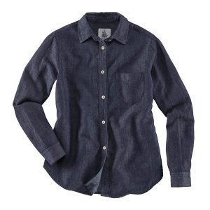 Captain Santors Damenhemd Denim Lino
