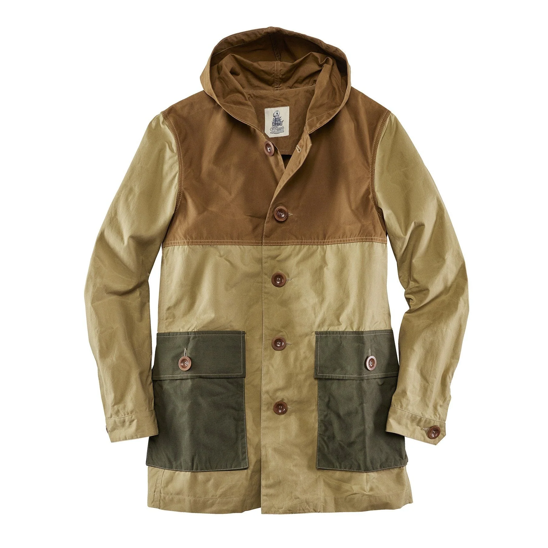 Captain Santors Mantel Rain Coat Tricolor