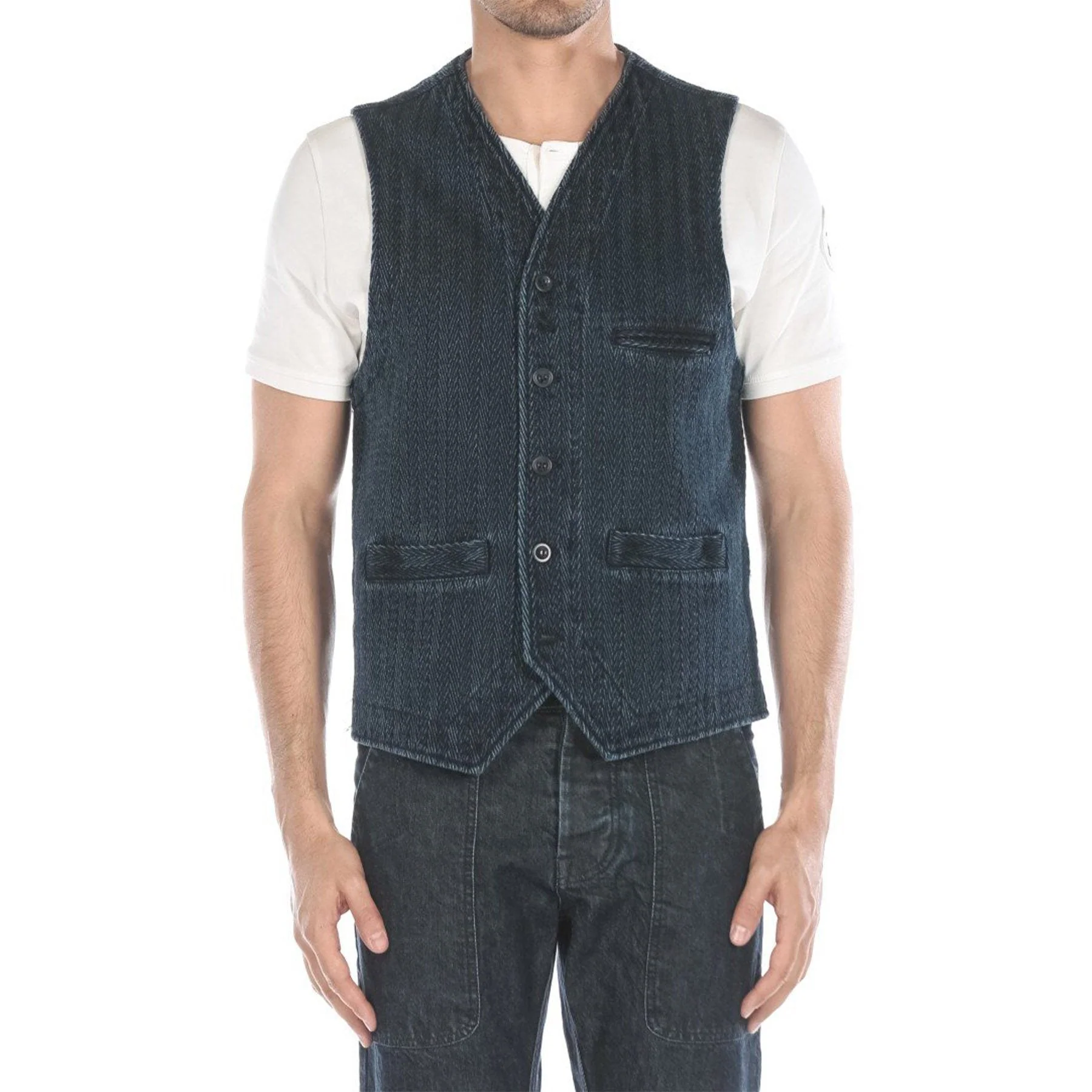 Captain Santors Weste Harringbone – Image 4