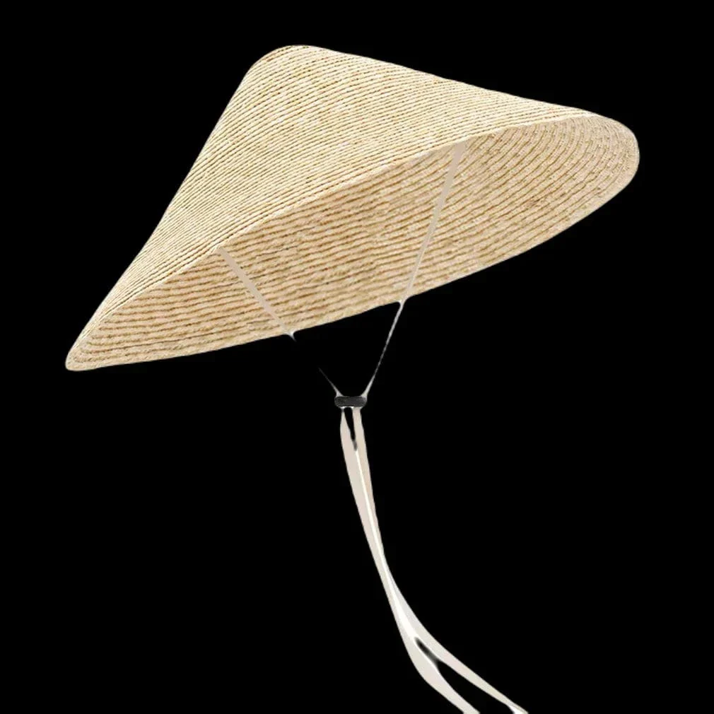 Chapeau en paille japonais pour femme – Image 3