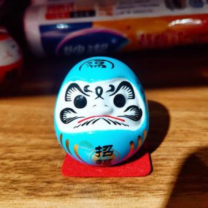 Daruma japonais Bleu