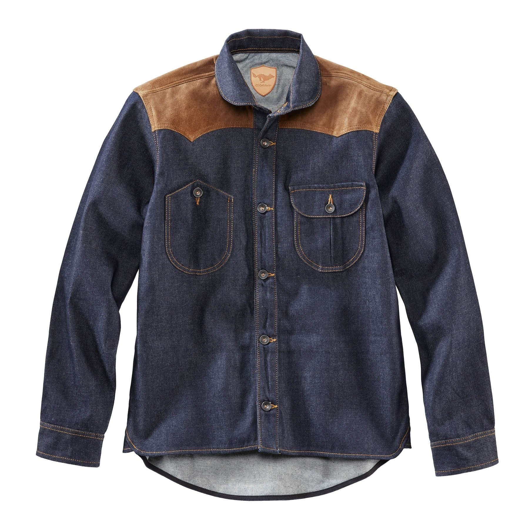 El Solitario Overshirt Vandal Denim – Image 2