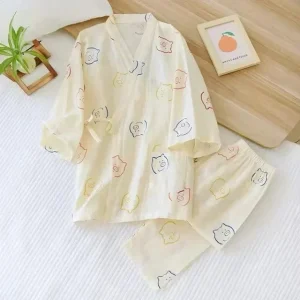 Ensemble jinbei jaune