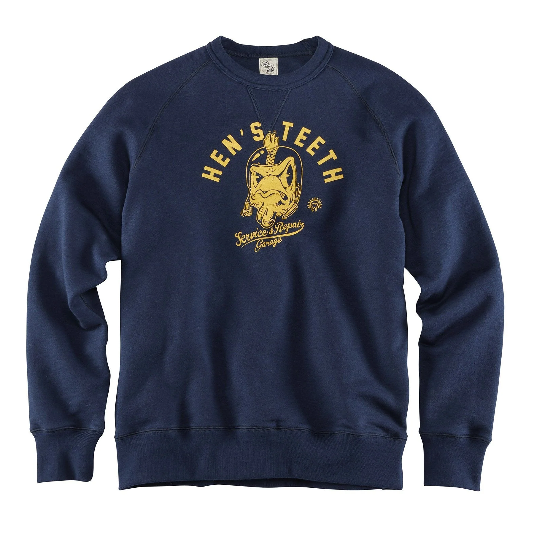 Hen's Teeth Sweater Service & Repair Navy – Image 2