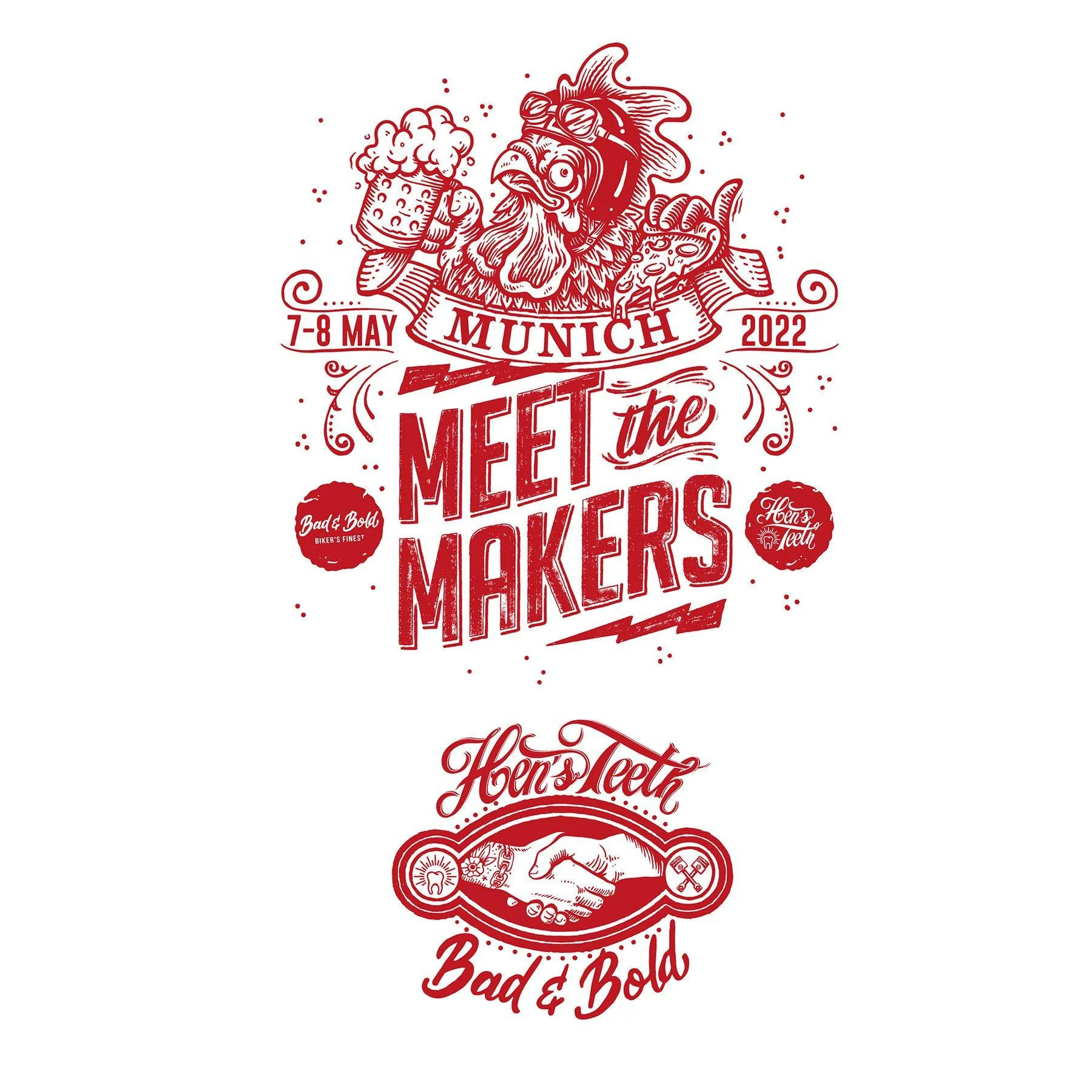 Hen's Teeth T-Shirt MTM Men – Image 3