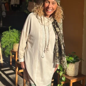 Sweat long beige VANAYA