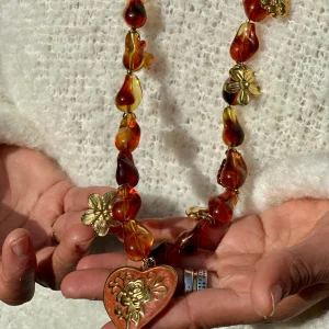 Collier ambré COEUR