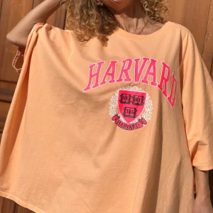 T-shirt orange HARVARD