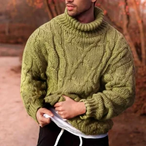 Pull Chaud en Tricot pour Hommes