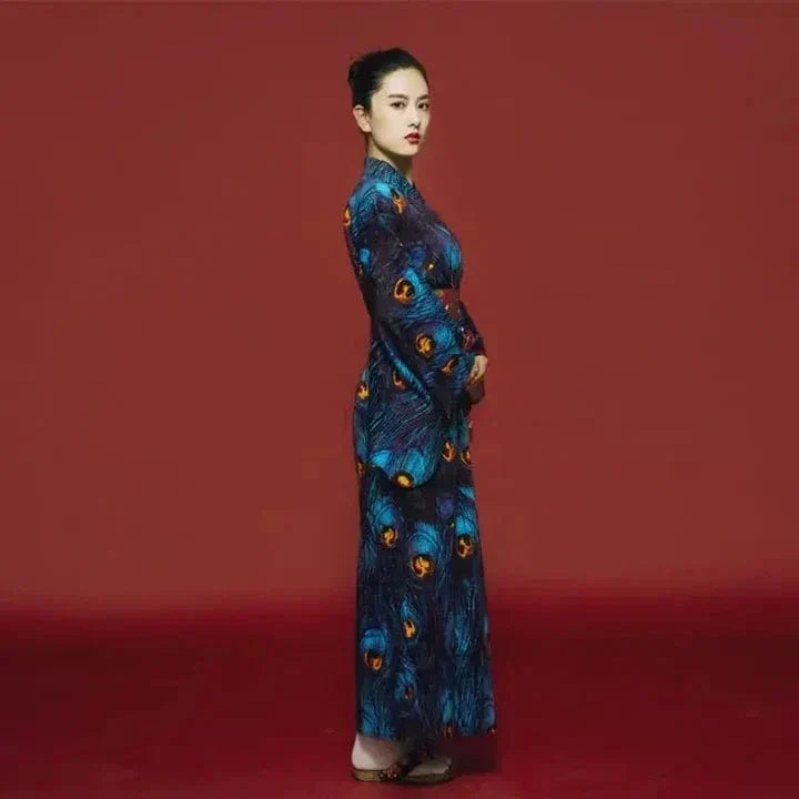 Kimono Komon bleu – Image 4