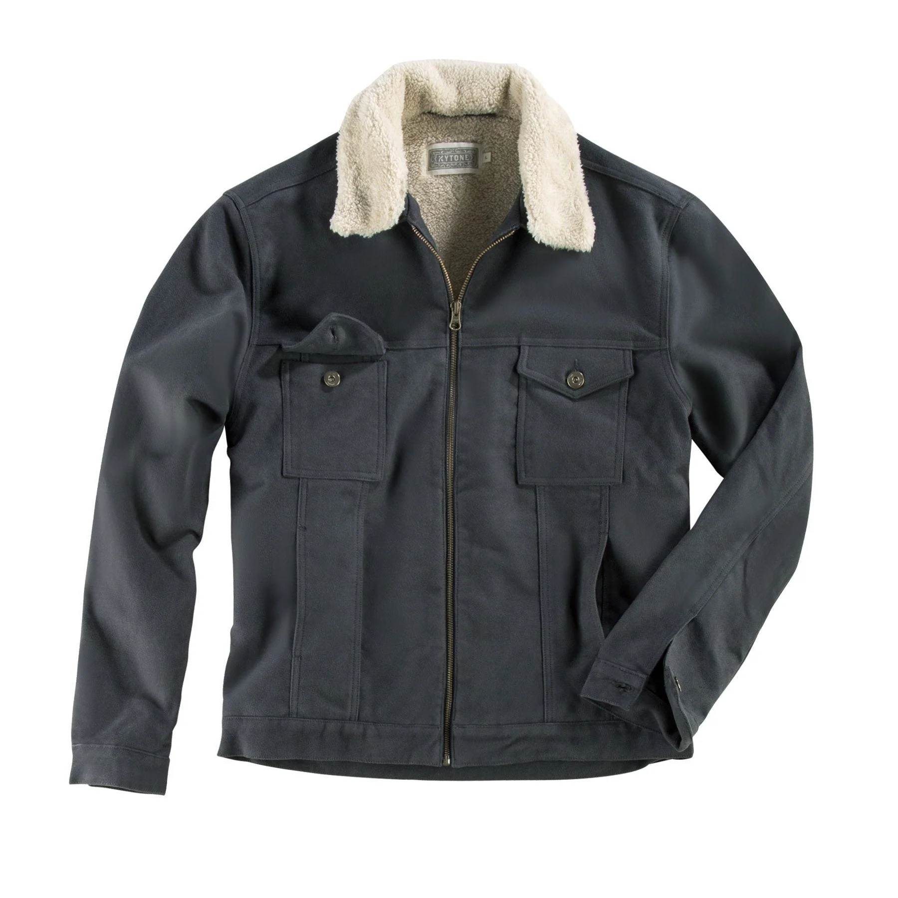 Kytone Kyne Moleskin Jacke Grau – Image 2