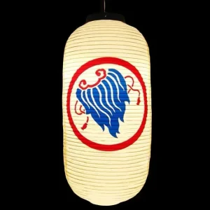 Lanterne japonaise blanche en papier PVC