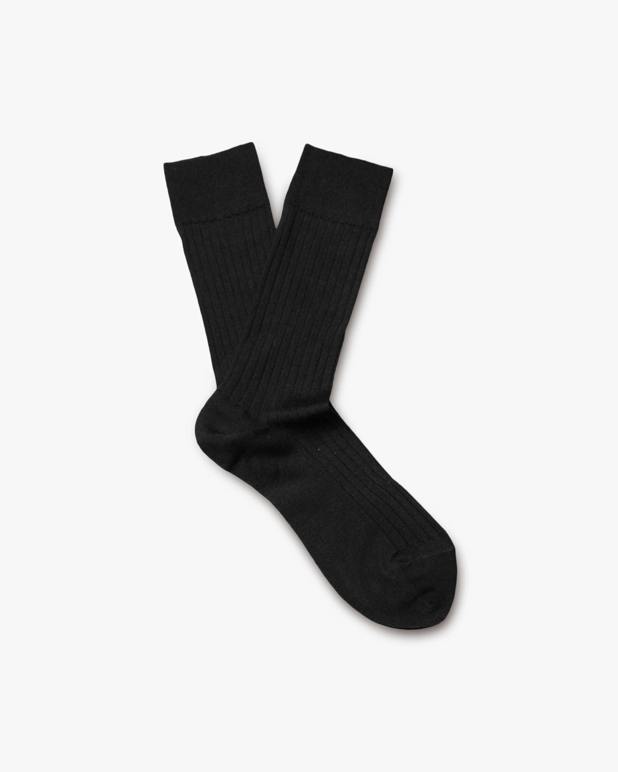 Ludvig – Merino Wool Socks – Black – Image 2
