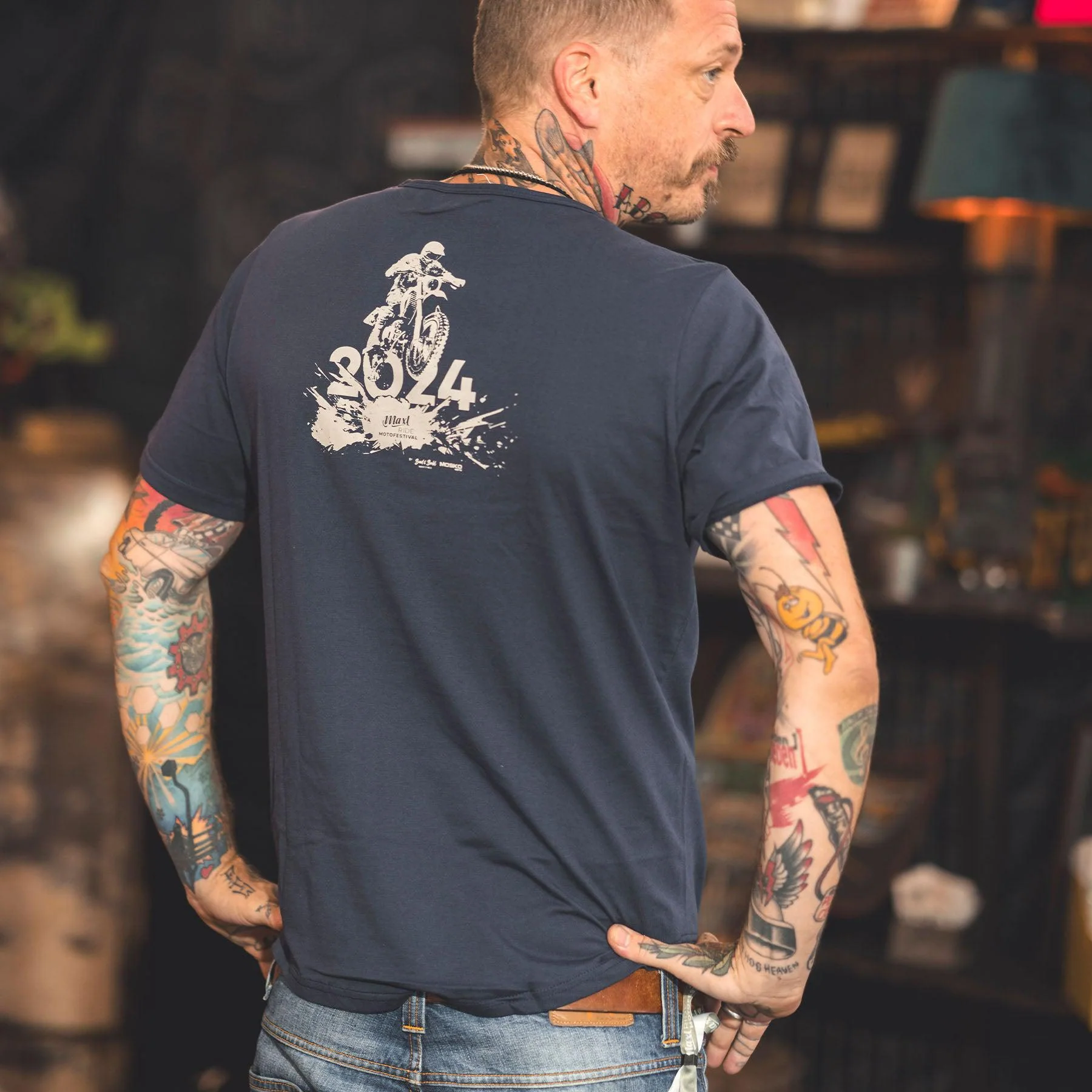 Bad and Bold Eventshirt Maxlride 2nd Edition Blue – Image 7