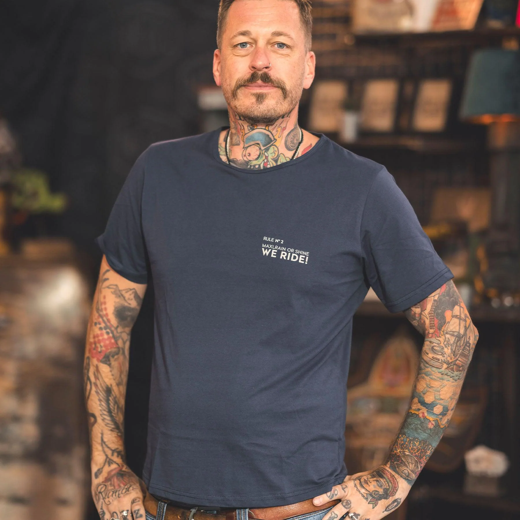 Bad and Bold Eventshirt Maxlride 2nd Edition Blue – Image 2