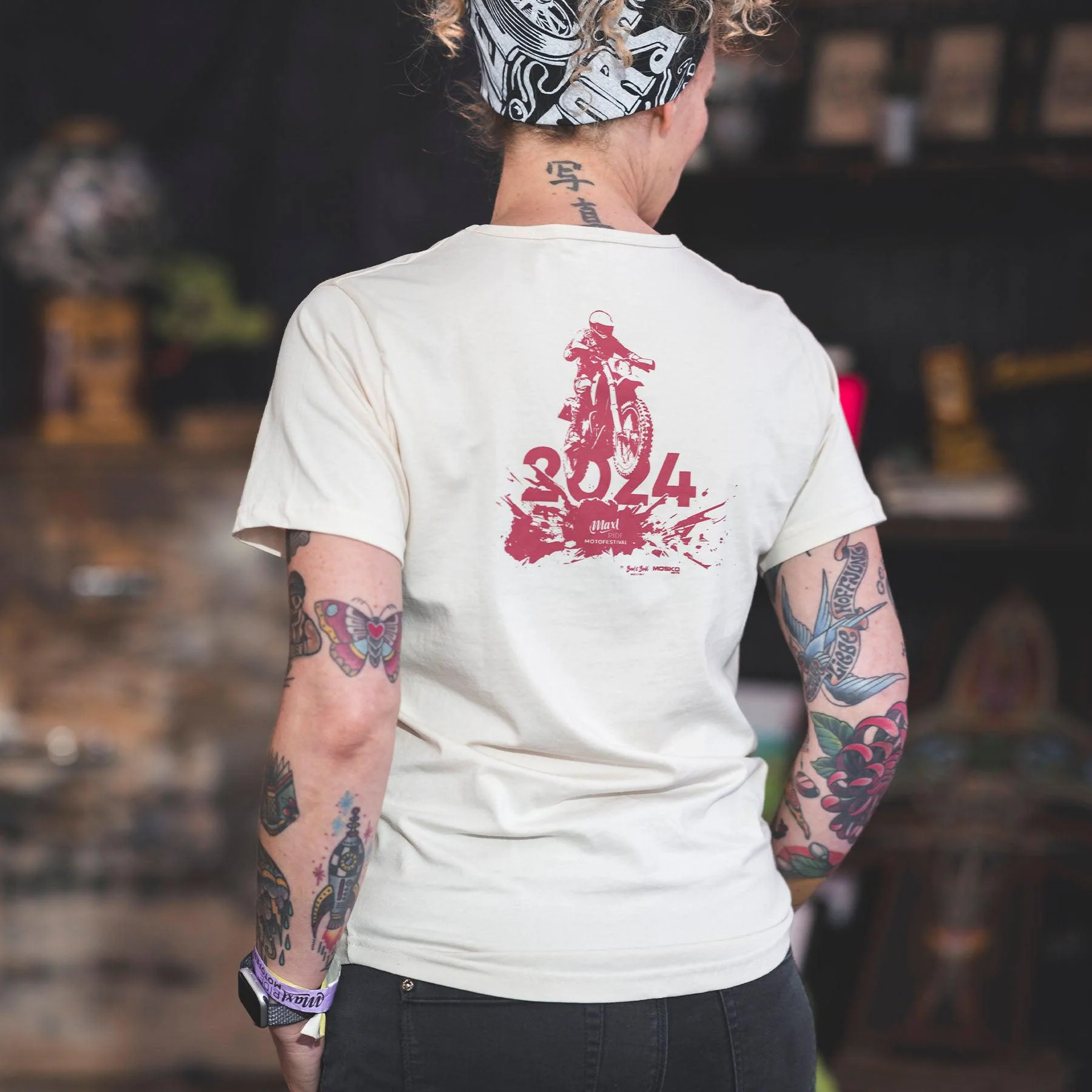 Bad and Bold Eventshirt Maxlride 2nd Edition Beige – Image 5