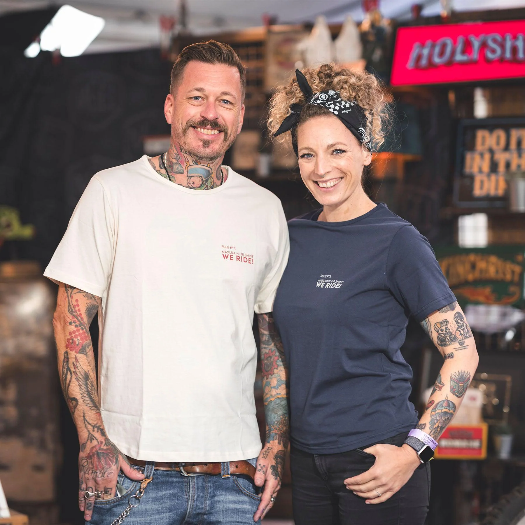 Bad and Bold Eventshirt Maxlride 2nd Edition Beige – Image 2