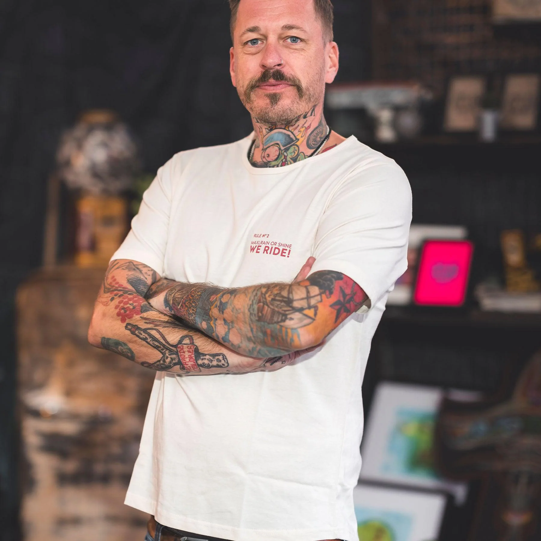 Bad and Bold Eventshirt Maxlride 2nd Edition Beige – Image 3