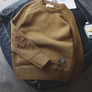 Pull à Col Rond pour Hommes