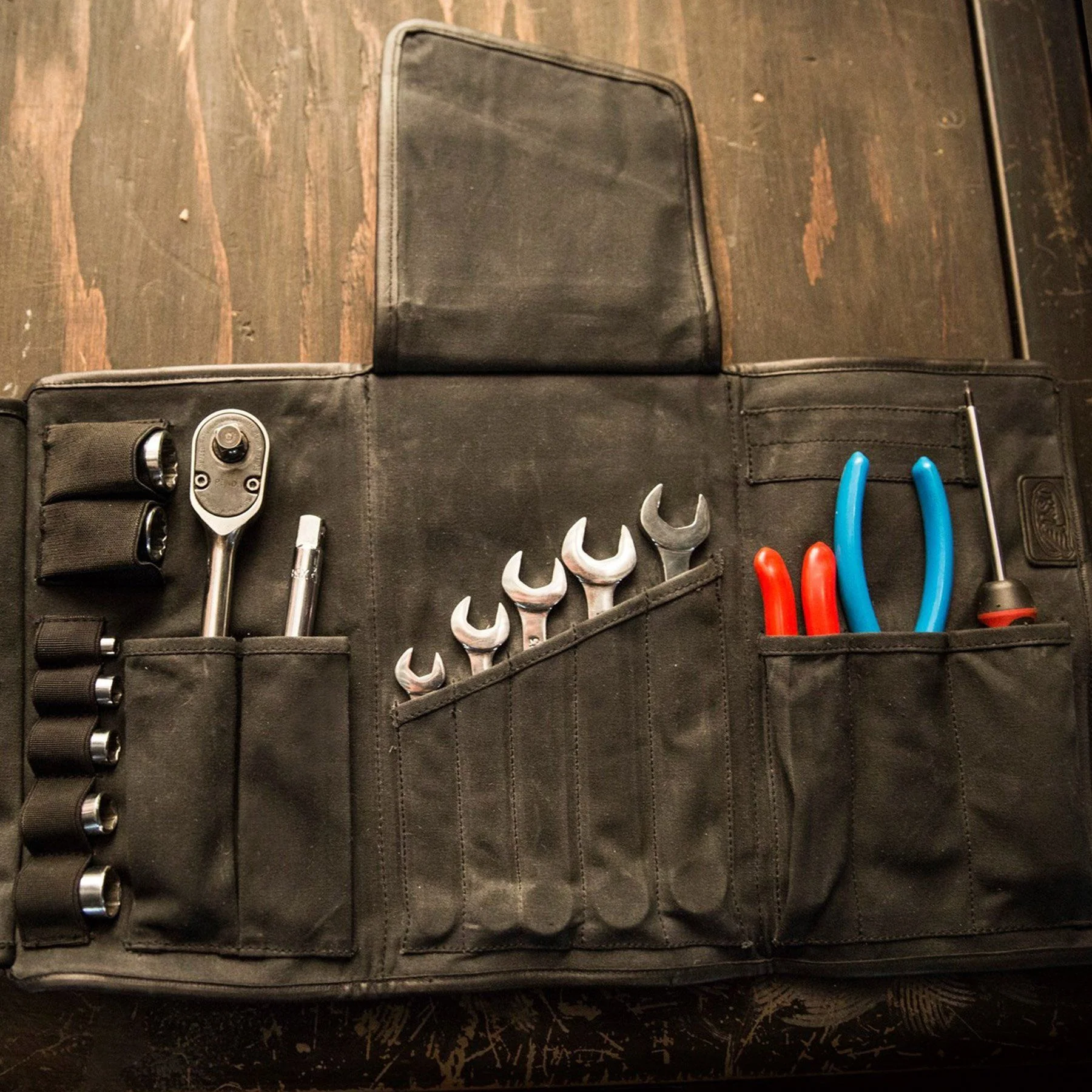 Roland Sands GTFO Werkzeugtasche Braun – Image 5