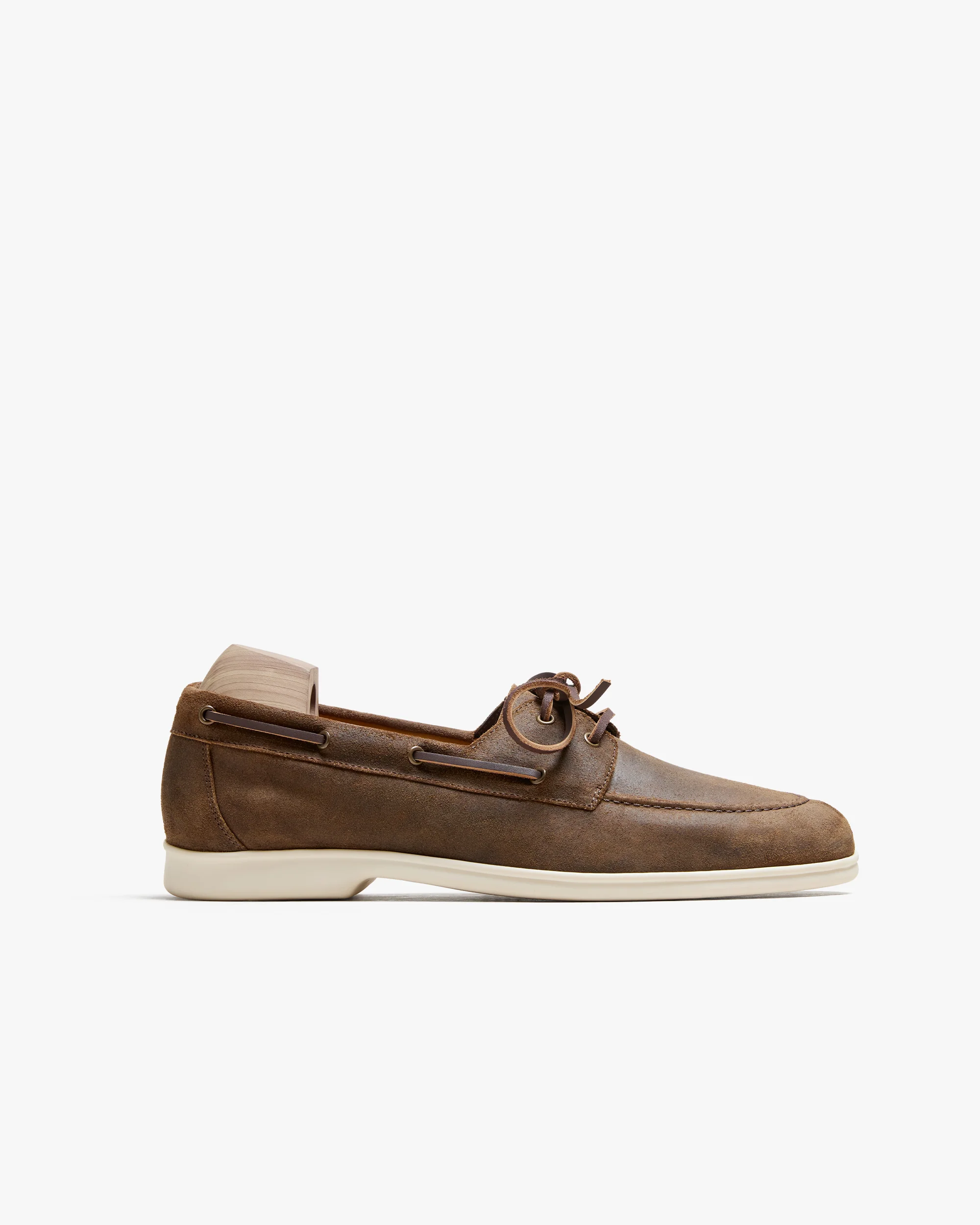 Sandhamn – Chestnut Waxed Suede – Image 2