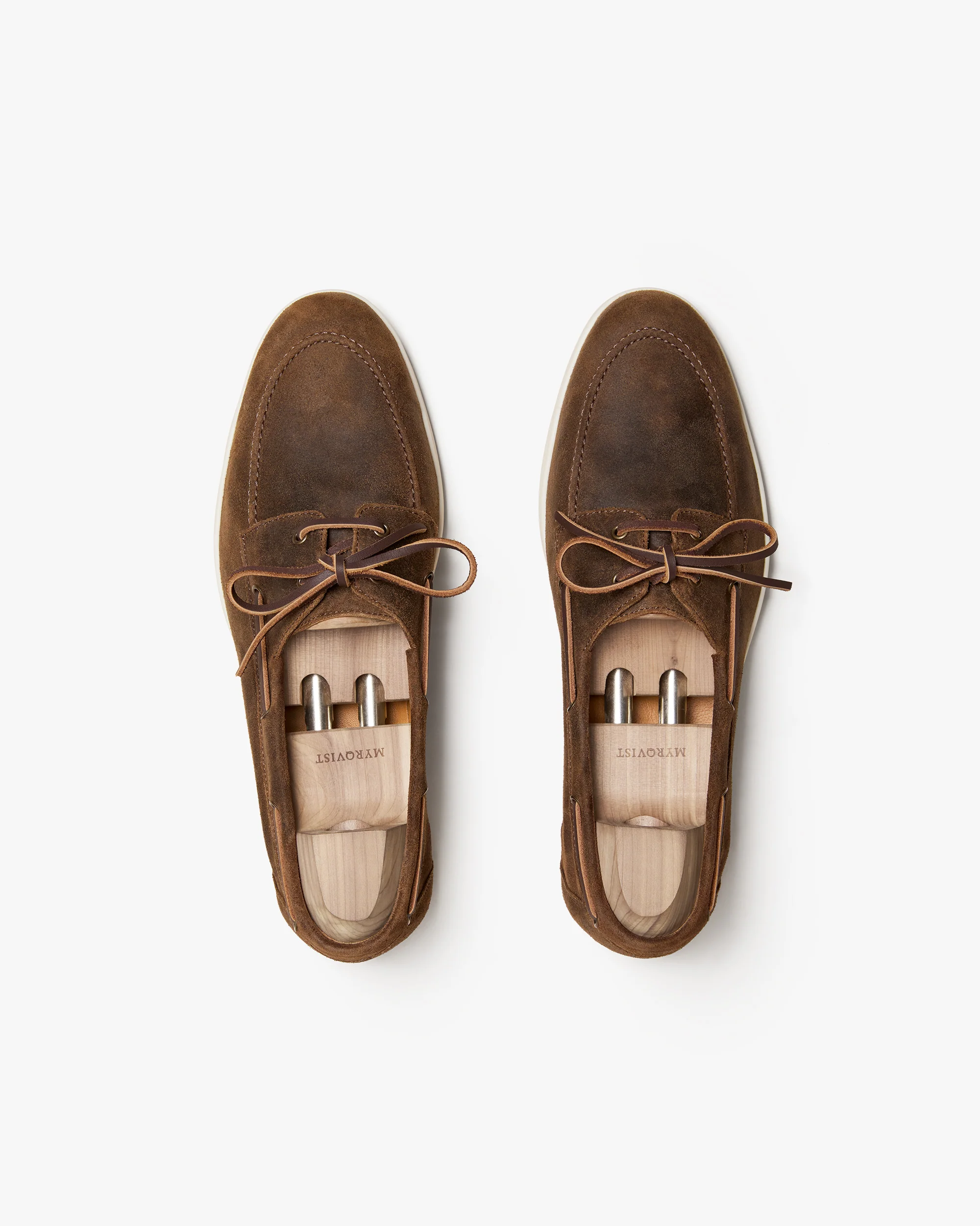 Sandhamn – Chestnut Waxed Suede – Image 4