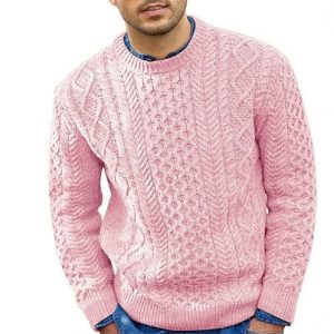 Pull à Col Rond pour Hommes