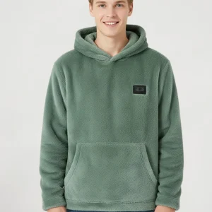 Sweat Capuche Chauffant Vert
