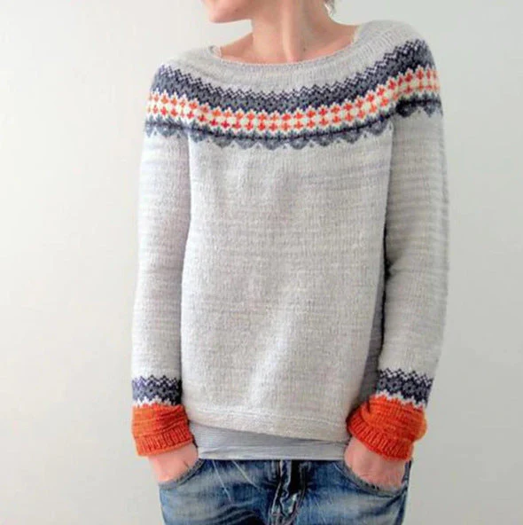 Pull à Col Rond pour Femmes – Image 4